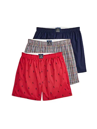 POLO RALPH LAUREN | Boxershorts 3-er Pkg. braun | blau